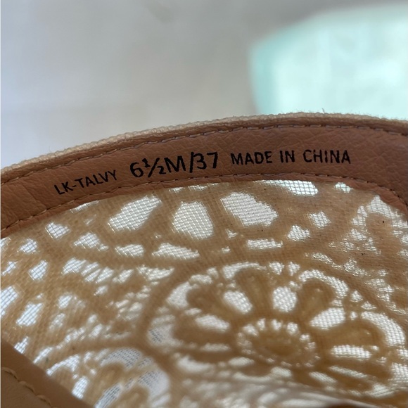 Lucky Brand Crochet Slide Mules in Cream - Picture 6 of 6